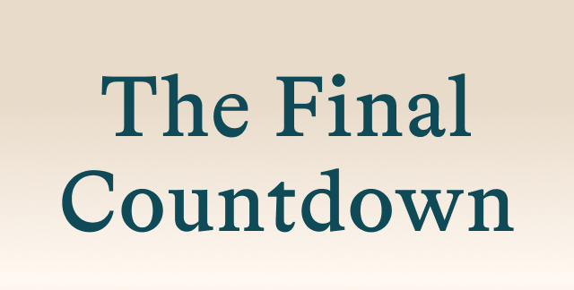 The Final Countdown